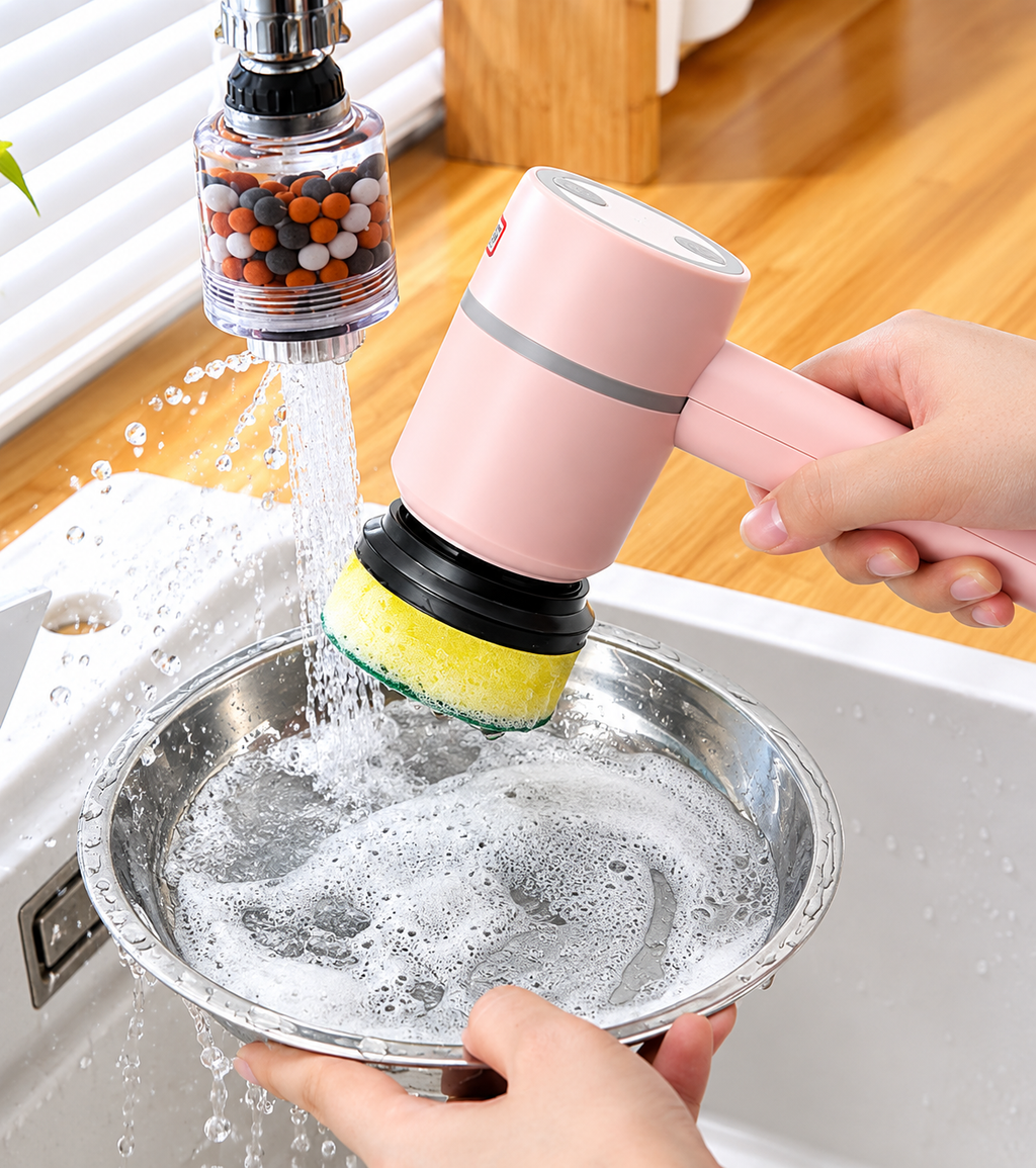 PowerScrub Cordless Electric Spin Scrubber