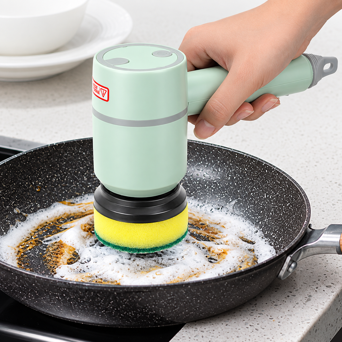PowerScrub Cordless Electric Spin Scrubber